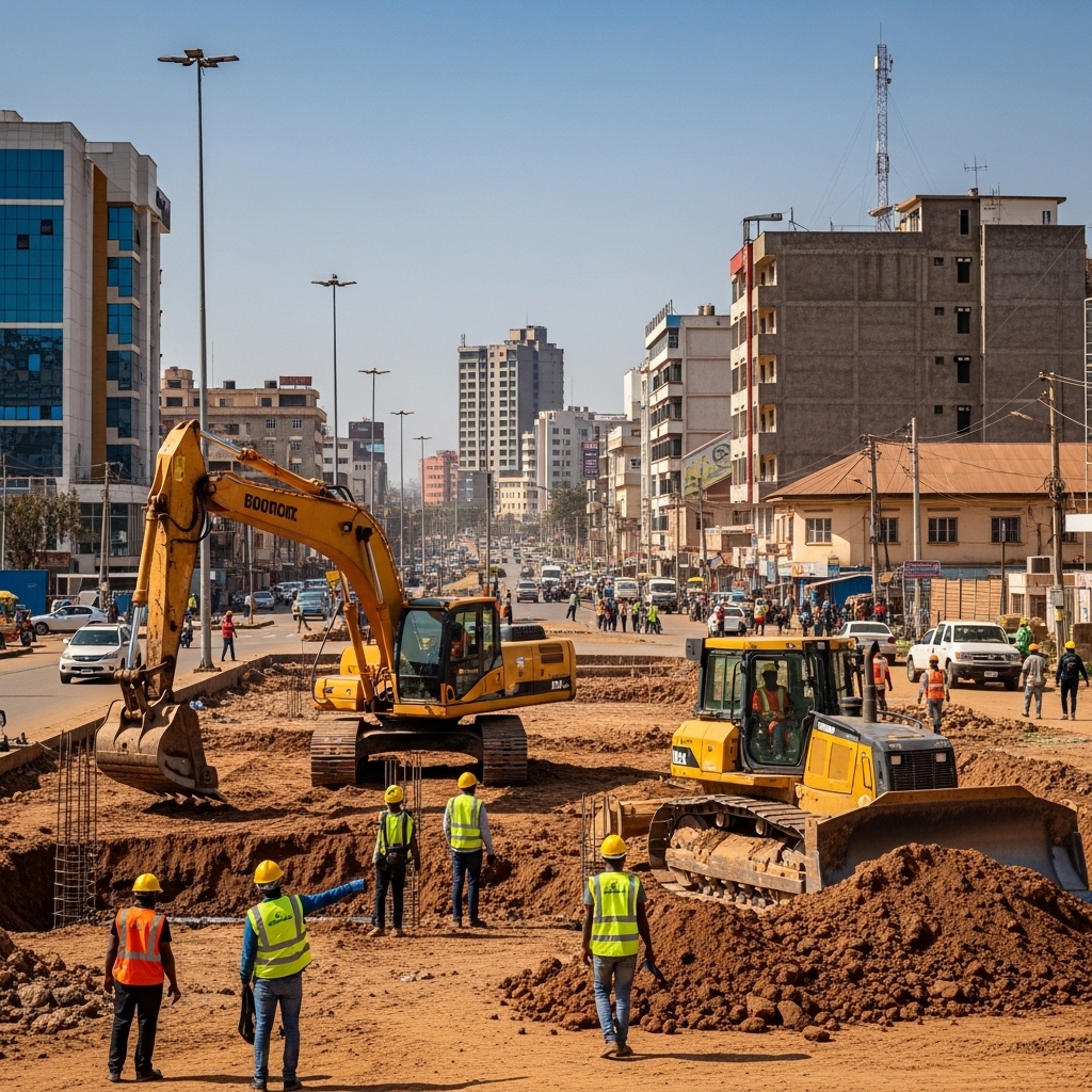 Chantier terrassement